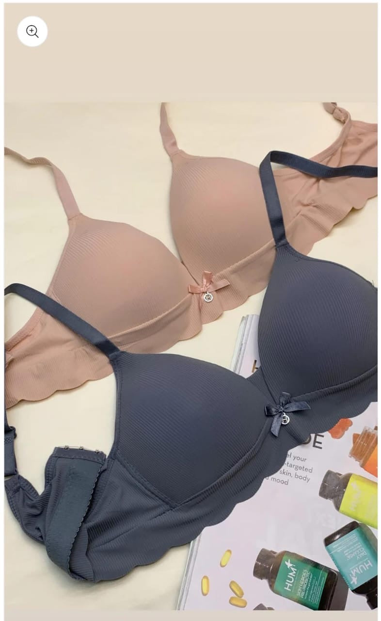 Daily wear Thin-Pad Non-Wired Seamless Bra