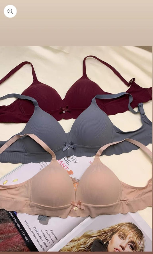 Daily wear Thin-Pad Non-Wired Seamless Bra