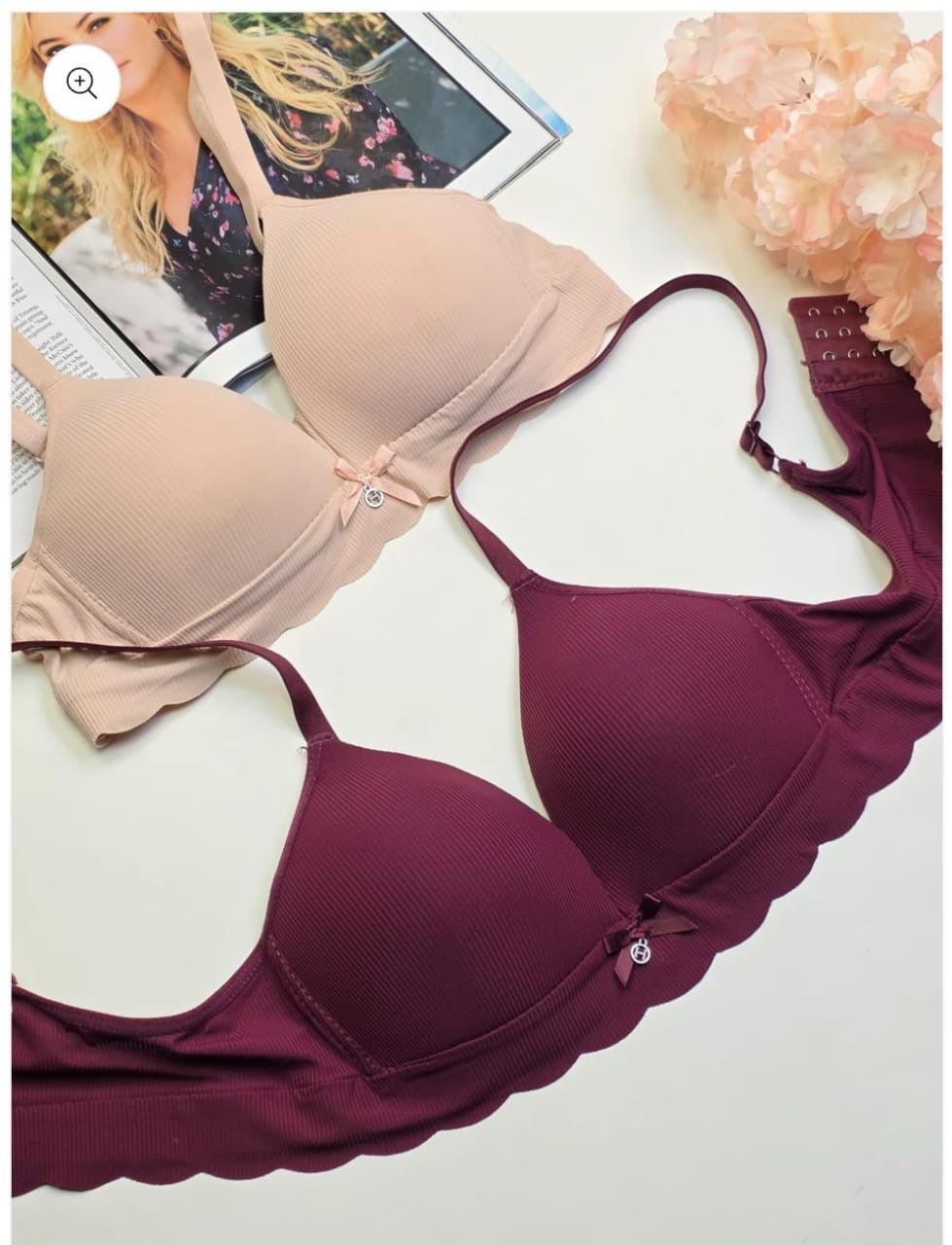 Daily wear Thin-Pad Non-Wired Seamless Bra