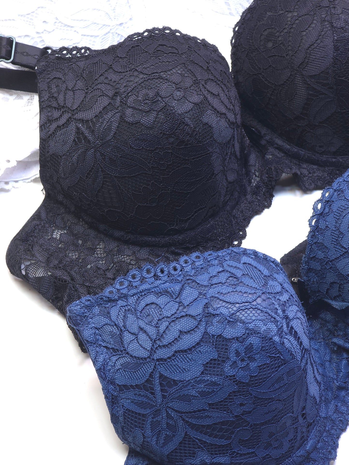 Bridal Double Padded Push-up Lace bra (136)