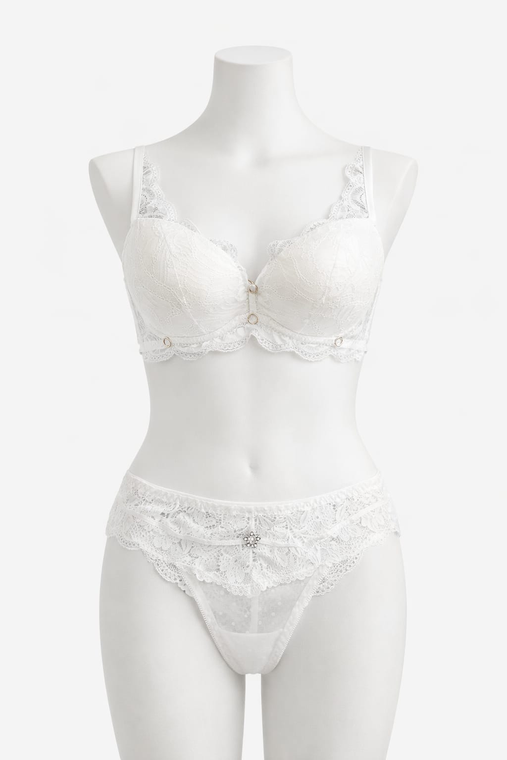 Bridal Double Padded Push-up Lace bra